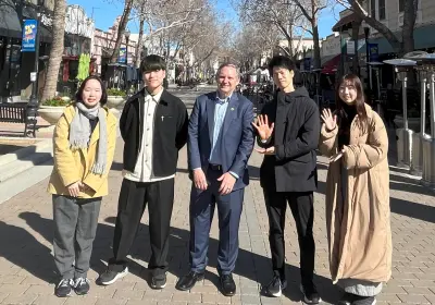 Sunnyvale市長との記念写真