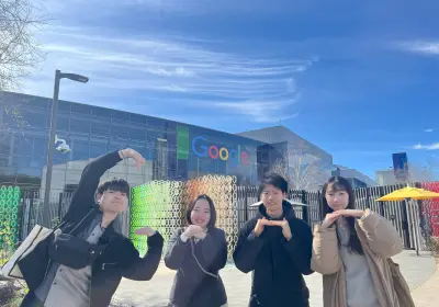 Googleキャンパスにて記念写真
